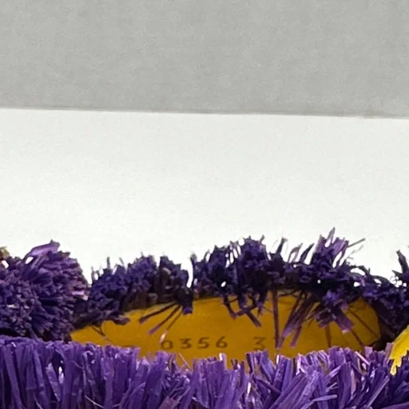 Dolce & Gabbana Keira Straw Mules Heels Open Toe Pumps Shoes Yellow Size EU 37 7 - Picture 11 of 13